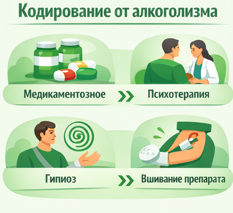 кодирование от алкоголизма в Козловке Санати